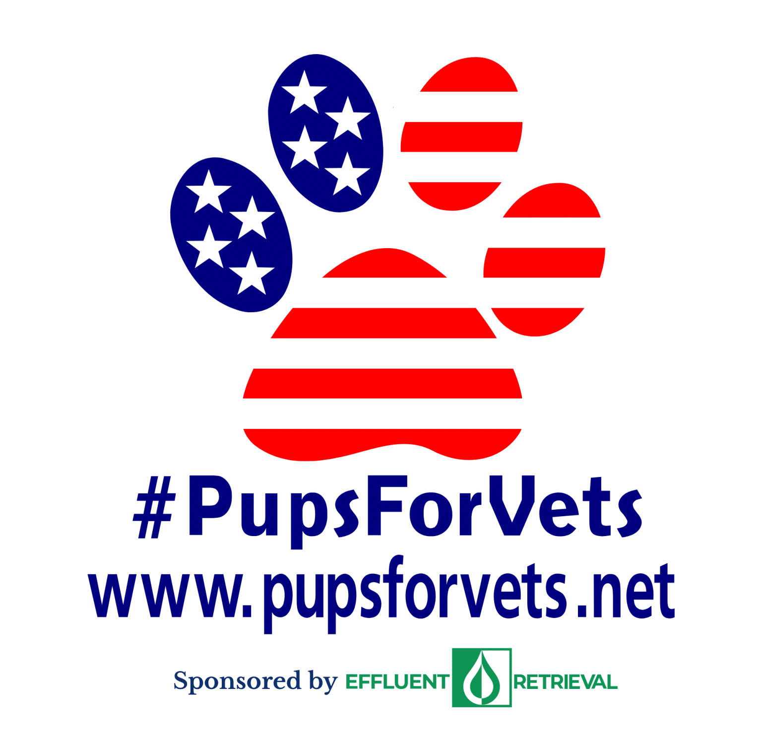 ERS Pups for Vets logo